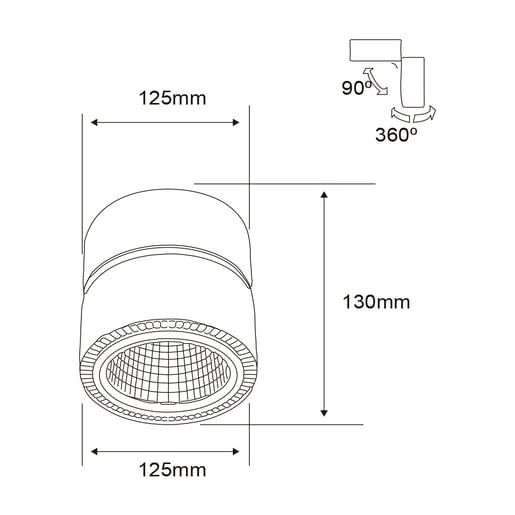 PTLLED-209/24W/30B PTLLED-209/24W/30B